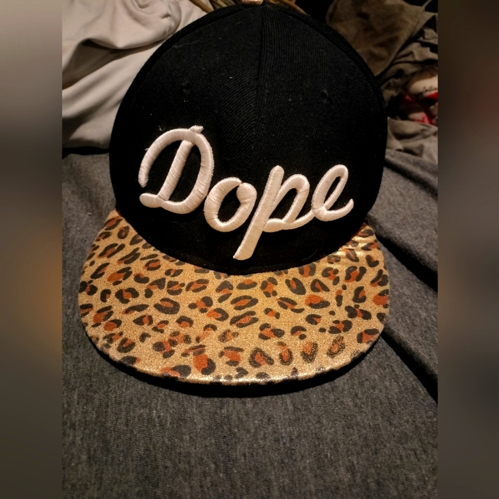 Cheetah print hat